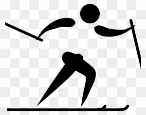 Cross Country Skiing Clipart - Cross Country Skiing Olympic Logo