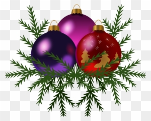 Decoration Clipart Poinsettia - Trio Of Holiday Ornaments Round Ornament