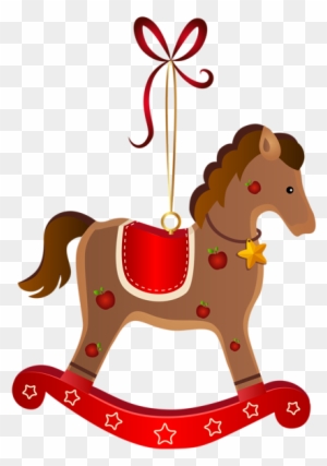 Rocking Horse Christmas Ornament Transparent Png Clip - Rocking Horse Christmas Ornament