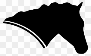 horse head side view facing the right silhouette comments scalable