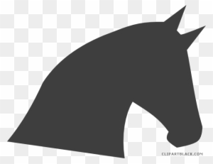 Horse Head Animal Free Black White Clipart Images Clipartblack - Horse Head Clip Art