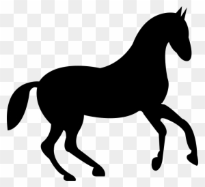 Dancing Race Black Horse Comments - Horse Icon