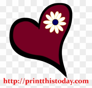 Love Clipart Cute Heart - Cute Hearts And Flowers Clipart