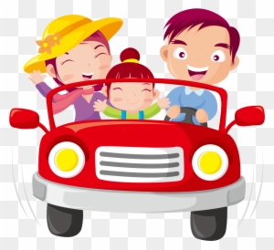 Car Child Clip Art - Kids In A Car Clipart