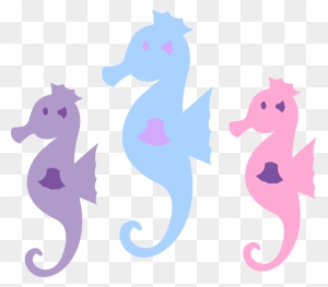 Pink Seahorse Clipart