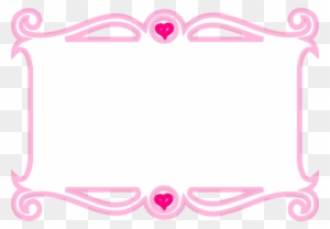 Hot Pink Polka Dot Borders - Rose Gold Confetti Border - Free