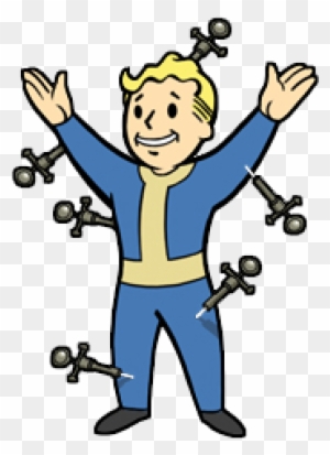 The Fallout Wiki Fandom - Fallout New Vegas Vault Boy Icons - 500x500 PNG  Download - PNGkit