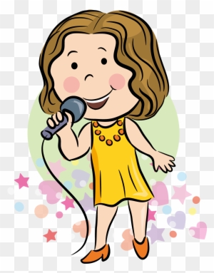 Singing Singer Cartoon - 歌手 卡通 - Free Transparent PNG Clipart Images ...