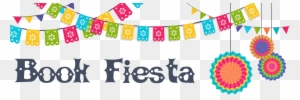 Book Fiesta Text With Decorations - Fiesta Banner Png