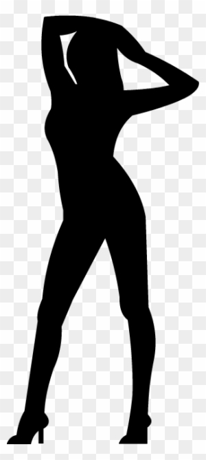 We See Both Of These Silhouettes All The Time And We - Naked Woman Silhouette Png