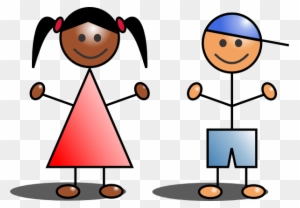 Image Result For Stick Figures Clip Art Free Download - Stick Figures Girl And Boy