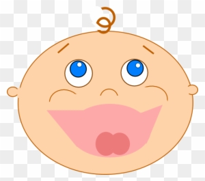 Laughing Baby - Cartoon Baby Laughing Face