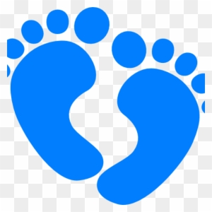 baby foot print clip art free