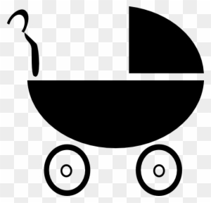 Baby Carriage Clipart - Baby Car Icon