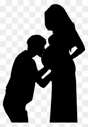 Clipart - Pregnant Couple Silhouette - Free Transparent PNG Clipart Images Download Clipart - Pregnant Couple Silhouette - Free Transparent PNG Clipart Images Download