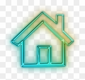Green Home Outline Icon Clipart - Home Icon