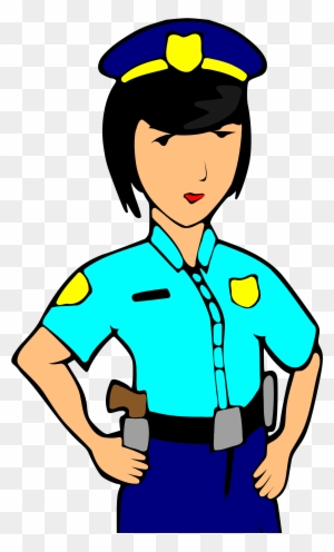 Open - Police Officer Clipart