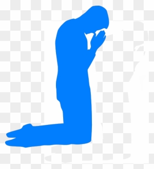 Praying Man Clip Art - Man Kneeling In Prayer