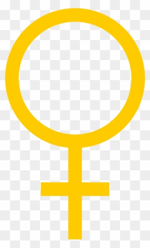 Sign Woman Symbol , Woman - Female Icon Yellow Png