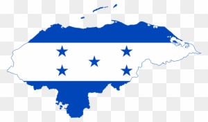 Flag Map Of Honduras Flags 2011 Clip Art Svg Openclipart - Honduras Flag And Map