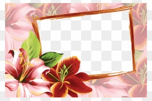 Frame Flowers - Flower Frames Design Png