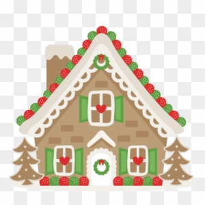 Gingerbread House Svg Scrapbook Cut File Cute Clipart - Christmas Cottage Png