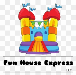 Pin Bounce House Clipart - Bouncy Castle Cartoon - Free Transparent PNG  Clipart Images Download