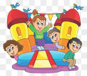 Its Party Time, Castle Clip Art 01 Bouncy - Have Fun Clip Art