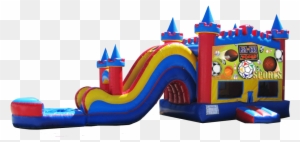 Sports Deluxe Water Slide Combo - Water Slides For Parties