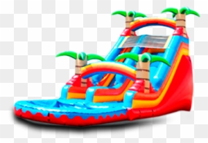 Bounce House Party Rentals Bouncers Kingdom Fun Like - Tropical Water Slide