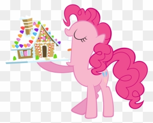 Pinkie Pie And Her Gingerbread House By Liamb135 - My Little Pony Pinkie Pie Eat