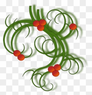 Christmas Swirls Clip Art At Clker Com Vector Clip - Christmas Swirls