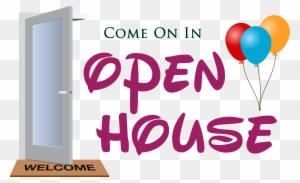 Open House Clipart - Welcome To Open House