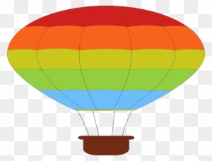 Picnic Basket Aj - Cartoon Hot Air Balloon