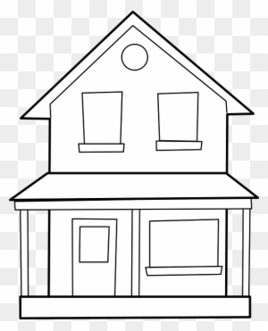 different rooms in a house clipart outline