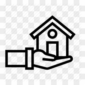 House And Home Thin Line Icon Outline Decorated Pictogram - Icon