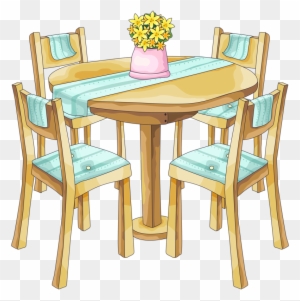 Bg2 - Dining Room Table Clipart