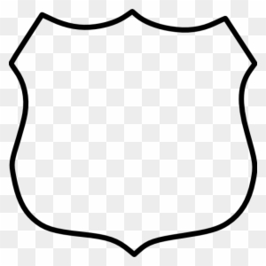 Police Badge Clipart Police Shield Clip Art At Clker - Police Badge Outline