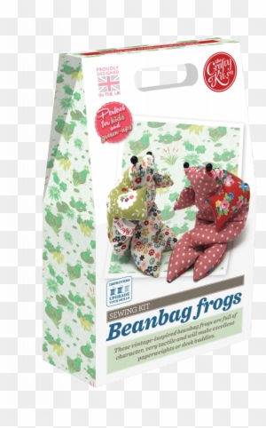 Beanbag Frog Sewing Kit - Crafty Kit Company Sew Your Own Bean Bag Frogs Kit