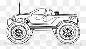 Free Printable Monster Truck Coloring Pages For Kids - Trucks Coloring Pages