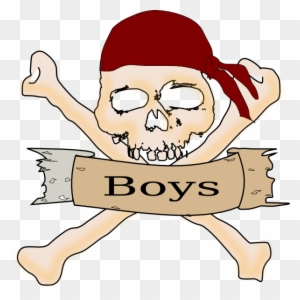 Boy Pirate Clip Art - Pirates Skull And Crossbones Tile Coaster
