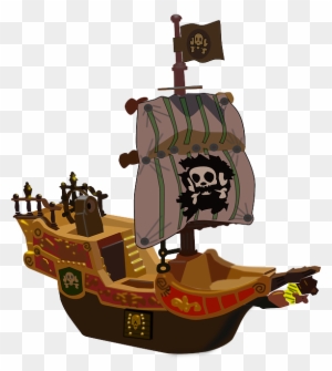 Buccaneer, Pirate, Ship, Boat - One Piece Jolly Roger Ship