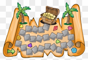 Treasure Hunting Buried Treasure Treasure Map Clip - Kids Cartoon Treasure