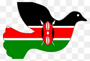 Openclipart - Org/ - Flag Map Of Kenya Ornament (round)
