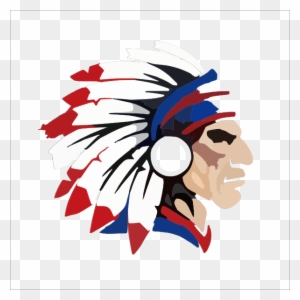 Indian Head Outline Clip Art At Clipart Library - Native American Art Logo Png