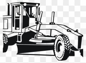Construction Equipment Clipart Black And White Farm - Construction Truck Clipart Black And White