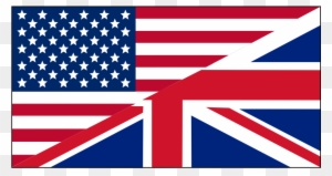 Clipart - Us/uk Flag - United States Vs Great Britain