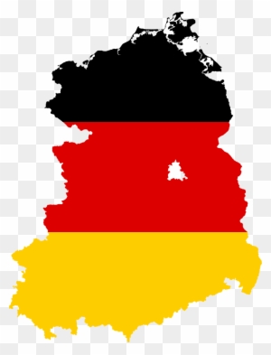 Flag Map Of East Germany - East Germany Flag Map