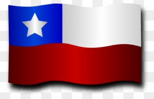 Chilean Flag Svg Clip Arts 600 X 387 Px - Bandera De Chile En Gif