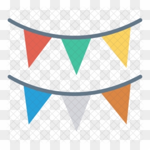 Bunting Flags Icon - Party